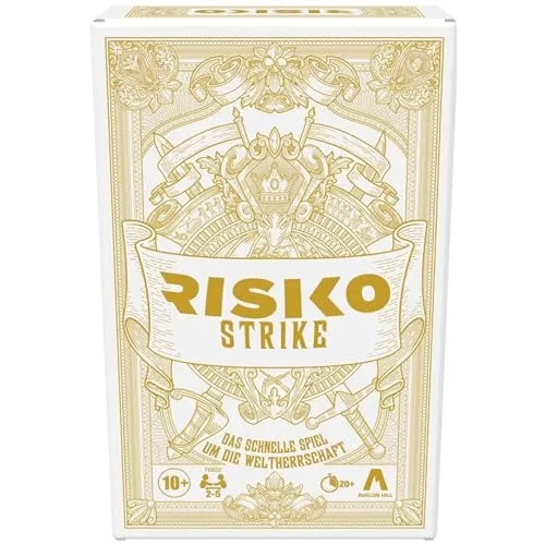 Hasbro Gaming Risiko Strike Karten- und Würfelspiel, strategisches Kartenspiel für 2 − 5 Spieler, 20 Min., Familienspiel, Partyspiel
