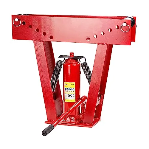 Rohrbiegemaschine 12 t - Flexibles Rohrbiegegerät - Glätter & Bieger, ideal für präzises Biegen von Rohren mit 12 Tonnen Druck und 6 Matrizen für verschiedene Rohrgrößen.