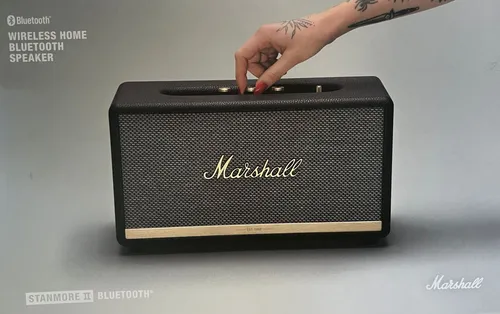 Marshall Stanmore II Bluetooth Speaker - Audio-Docks & Mini-Lautsprecher, kraftvoller Sound im eleganten Vintage-Design für ein unvergessliches Klangerlebnis.
