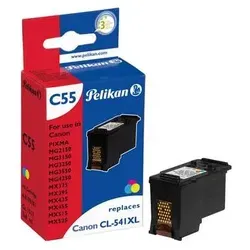 Pelikan C55 Druckerpatronen - Cyan, Magenta, Gelb - Kompatible Druckerpatronen für Canon PIXMA Modelle, mit hochwertiger Pigmenttinte für brillante Farben und gestochen scharfe Ausdrucke.
