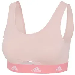 adidas Damen Scoop Bralette-Sport Active Comfort Cotton BH, 410 Sand, XS
