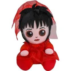 Beetlejuice - "Phunny" Hochzeitskleid 'Lydia Deetz' Plüsch-Spielzeug BN6201 (Einheitsgröße) (Rot/Schwarz) - Rot