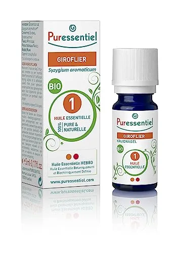 Puressentiel - Ätherisches Öl Gewürznelke Bio 5 ml - BBDÄÖ - 100% rein und natürlich