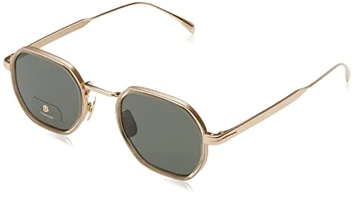 David Beckham Unisex Db 1097/S Sunglasses, Gold Mud - Sportbrillen mit stylishen geometrischen Designs aus leichtem Titan, ideal für sportliche Aktivitäten und den täglichen Gebrauch.