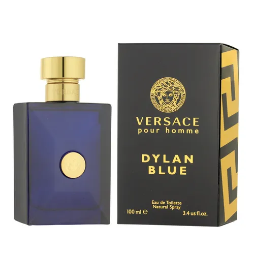 Versace Dylan Blue Pour Homme Eau de Toilette 100 ml - Herrendüfte mit orientalisch-holzigem Charakter, der Charisma und Individualität ausstrahlt – ideal für den modernen Mann.