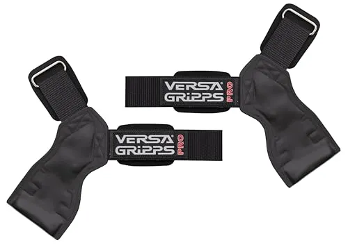 VERSA GRIPPS® PRO - Der beste Trainingszubehör für Krafttraining - Krafttraining Griffstärker mit einzigartigem, patentiertem "No-Slip"-Material. In den USA hergestellt, bietet es maximalen Schutz vor Schwielen und fördert die Blutzirkulation.