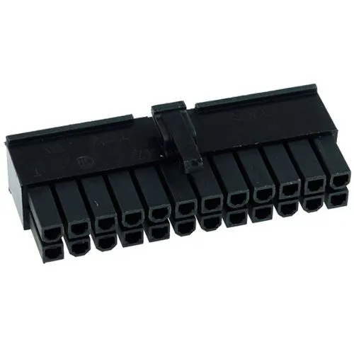 Phobya ATX Power Connector 24Pin Stecker inkl. 24 Pins - Black