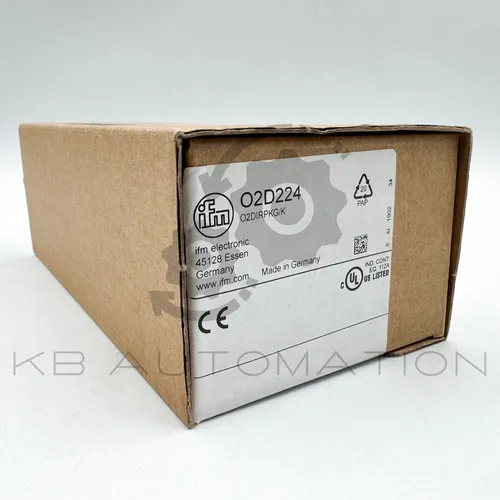 IFM Electronic O2D224 Objekterkennungssensor - Sonstige Sensoren mit 24 V Betriebsspannung und 640 x 480 px Bildauflösung, ideal für präzise Objekterkennung in industriellen Anwendungen.