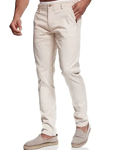 Indicode Herren Cherry Chinohose Stretchhose - Wanderhosen aus hochwertiger Baumwolle mit anpassungsfähigem Stretch für maximalen Komfort. Lässig und stilvoll, perfekt für den Sommer!