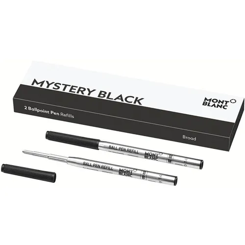 MONTBLANC Kugelschreibermine B schwarz, 2 St.