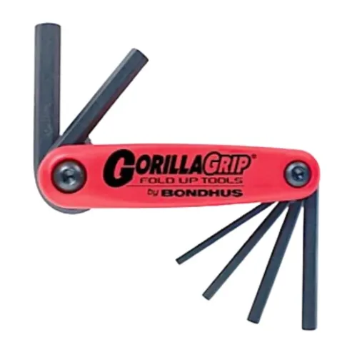 Bondhus GorillaGrip  Klapphalter, Hex Metric 6-tlg. 3-10mm