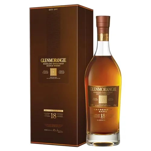 Glenmorangie 18 Years Extremely Rare Whisky in Geschenkbox - Whisky, 18 Jahre gereift, mit einem exquisiten Geschmack und in einer eleganten Geschenkbox – perfekt für besondere Anlässe.