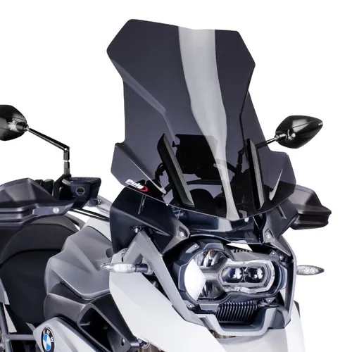Tourenscheibe für BMW R 1250 GS / Adventure 19-24 - Dunkel getönt von Puig - Windschilder für Motorräder, bietet optimalen Windschutz und verbesserte Aerodynamik für ein komfortableres Fahrerlebnis.