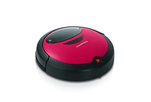 CLEANmaxx Saugroboter mit Wischfunktion - Vollautomatischer Saugroboter für alle Böden mit sensorgesteuerter Navigation und bis zu 60 Minuten Laufzeit - reinigt auch unter Möbeln und wischt mit Mikrofaser-Bodentuch.
