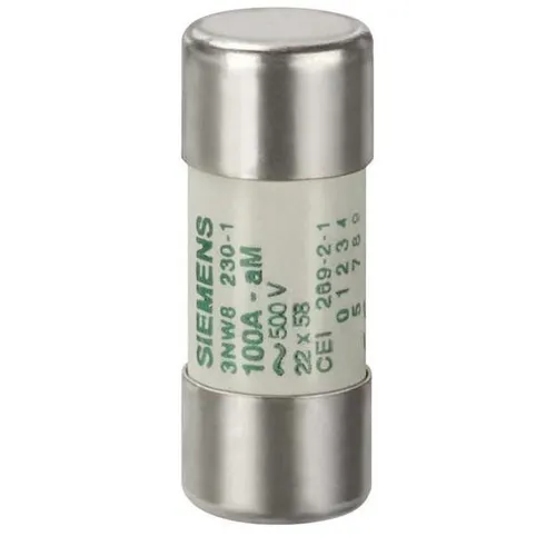 Stk. Siemens Dig.Industr. SENTRON, Zylindersicherung 3NW8210-1 Zylindrisch 10