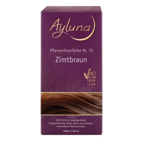 Ayluna Pflanzenhaarfarbe Zimtbraun Nr. 70 Bio