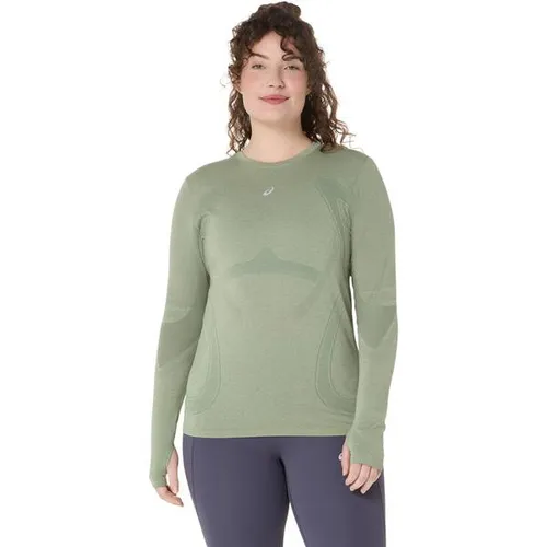 Damen Laufshirt ROAD SEAMLESS LS 40 - Sportliches Langarmshirt für Damen, nahtloses Design minimiert Reibung und sorgt für hohen Tragekomfort, ideal für kühle Trainingseinheiten.