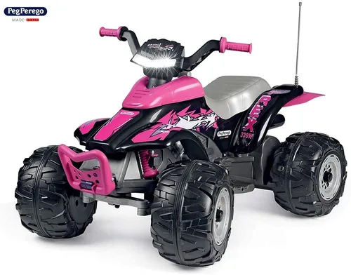 PEG PEREGO Corral T-Rex 12volt Quad Moto Elektro Pink IGOR0101 -nuovo-italia