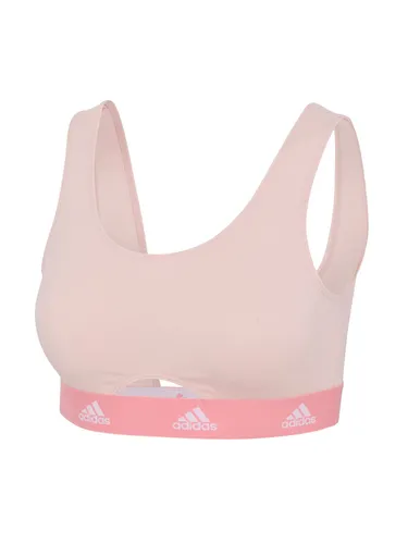 adidas Damen Scoop Bralette-Sport Active Comfort Cotton BH, 410 Sand, S