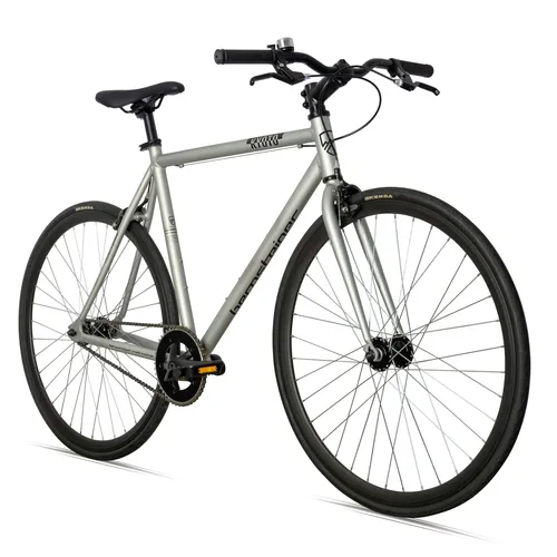 bergsteiger Urbanbike Kyoto 28 Zoll Singlespeed Fixie Fahrrad - Damen- und Herrenrad mit leichtem Aluminiumrahmen, kraftvollen Caliper-Bremsen und Flip-Flop-Nabe – ideal für stilvolle Fahrten in der Stadt.