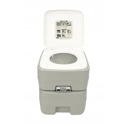 weep Campingtoilette 20L, Mobile Toilette, Tragbare Trenntoilette mit T-Flush Spülsystem - Campingklo für Unterwegs Camping Garten Boot, Leicht zu transportieren - 10L Frischwassertank