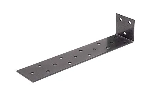 Alberts 301637 DURAVIS® Flachstahl-Betonanker | schwarzdiamant duplexbeschichtet | Größe 205 x 40 x 40 mm
