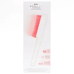 STYLPRO Red Light Hairbrush - LED-Lichttherapie Haarbürste mit 655nm Rotlichttechnologie zur Förderung der Haargesundheit und wohltuenden Vibrationen für die Kopfhautmassage – ideal für alle Haartypen.