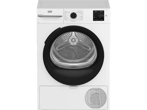 BEKO BMS3T382CW Wärmepumpentrockner – Effizient und platzsparend - Der BEKO BMS3T382CW Wärmepumpentrockner mit 8 kg Fassungsvermögen bietet eine energieeffiziente Lösung für Ihre Wäschepflege. Kompakt im Design und in stilvollem Weiß.