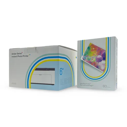 Liene Fotodrucker für Smartphone mit Fotopapier-Set - Mobiler 300DPI Fotodrucker für iOS & Android, ermöglicht sofortigen Druck in HD-Qualität und schützt Fotos vor Verblassen. Ideal für gemeinsame Momente und kreative Gestaltung.
