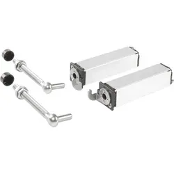 Torband mit Feder SWING40 für Gartentore - Robustes Torband für 40x40mm Vierkantrohre, einfach einstellbare Federkraft und bis zu 75 kg Tragkraft. Ideal für stabile Gartentore.
