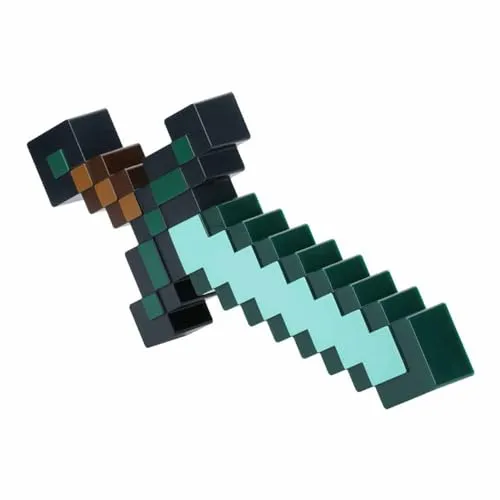 Paladone Minecraft Diamond Sword Light - Coole Lampe für Gamer - Merchandise für Minecraft-Fans: 40cm hohe, freistehende oder wandmontierbare Lampe im Diamantschwert-Design. Dual powered für flexiblen Einsatz!