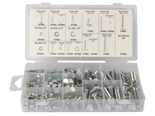 PEREL - HAS06 Muttern- Und Bolzen-Sortiment (240-er pack) 174584