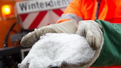 Hamann Streusalz 25 kg - Hand- und Maschinenstreuung - Hochwertiges Streusalz für die effektive Schneebeseitigung, ideal für die manuelle oder maschinelle Anwendung. Sicher und zuverlässig für frostige Tage.