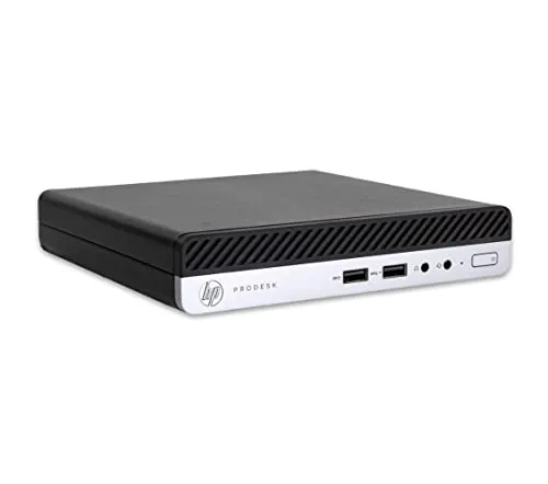 HP ProDesk 400 G4 Desktop Mini Intel Core i5-8400T 256GB SSD Festplatte 8GB Speicher Windows 10 Pro inkl. Windows 11 Upgrade PC Computer (Generalüberholt)