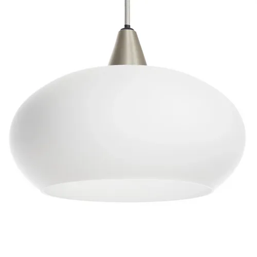 Lucande Pendelleuchte 'Sharvil' - Moderne 3-flammige Hängelampe in Weiß aus Glas für Wohnzimmer & Esszimmer - Lampen: Stilvolle Designerlampe für elegante Akzente in jedem Raum, schafft eine gemütliche Atmosphäre und passt perfekt in Wohnzimmer, Esszimmer oder Büro.