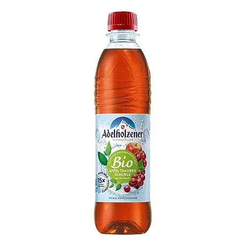 MEHRWEG Adelholzener Alpenquellen Apfel-Trauben-Schorle (500 ml) - Bio