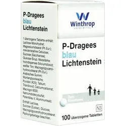 P Dragees Blau 100 ST - Arzneimittel für individuelle Anwendungen, sanfte Wirkung mit überzogenen Tabletten für eine einfache Einnahme. Ideal für Patienten, die auf Zucker achten müssen.