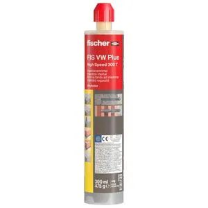 Hochleistungsmörtel FIS VW Plus High Speed 300 T grau, 300ml - Baustoff, schnell trocknend und UV-beständig, ideal für Beton und Mauerwerk.