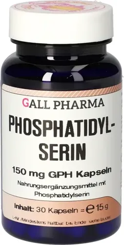PHOSPHATIDYLSERIN 150 mg GPH Kapseln 30 St. - Arzneimittel zur Unterstützung der geistigen Leistungsfähigkeit, ideal für Stressbewältigung und Konzentration. Jetzt günstig und sicher online kaufen!