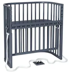 babybay Beistellbett Boxspring Comfort Plus - Holz Grau - Das babybay Beistellbett Boxspring Comfort Plus aus hochwertigem Holz bietet sicheren Schlafkomfort für Ihr Baby. Ideal für die Nähe zu Ihrem Kind und mit einem modernen Design.