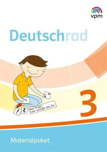 Deutschrad 3: Materialpaket Klasse 3 - Deutsch Schulbücher, umfassendes Materialpaket für den Deutschunterricht der Klasse 3, ideal zur Förderung der Sprachkompetenz.
