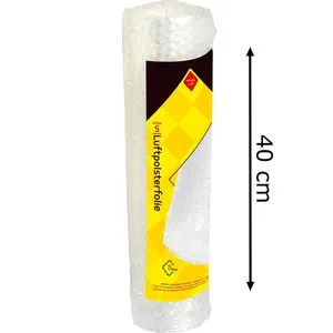 Idena Luftpolsterfolie 70 µm 5,0 m x 40,0 cm, 1 Rolle