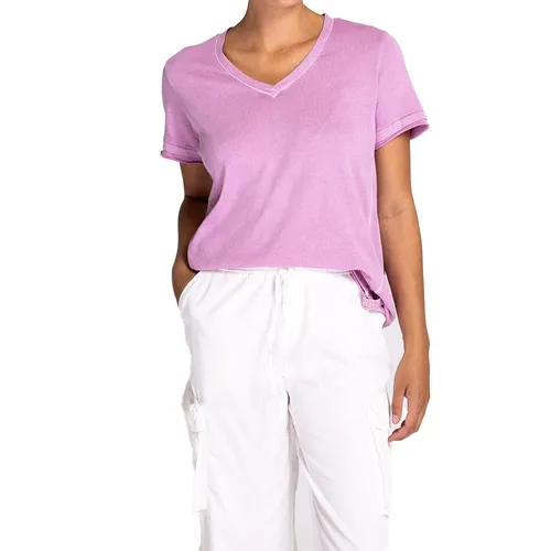 Zhrill T-Shirt SVANA in Doppellayer-Optik - T-Shirt für Damen in Doppellayer-Optik, aus 100% Baumwolle, pflegeleicht und ideal für einen lässigen Look in der Freizeit.