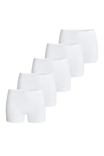 con-ta Conta Pagenschlüpfer, Damenbekleidung, Slip für optimale Bequemlichkeit,Pants aus 100% Baumwolle, weiß | 5er Pack, Gr.: 50/4XL