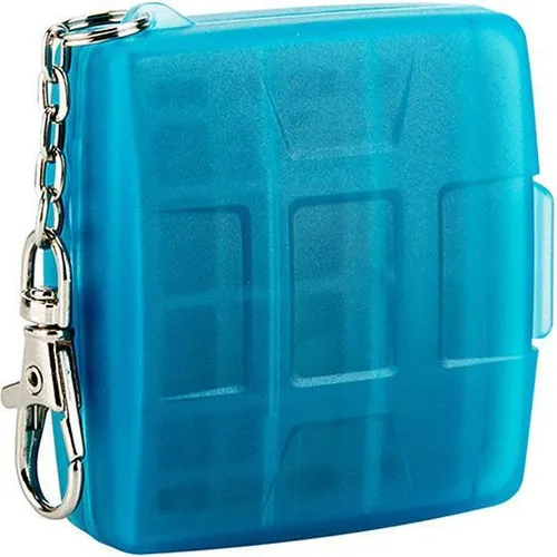 JJC 10b Blue Speicherkarten-Etui for 2 SD, 2 MSD, 2 Micro SIM, 2 Nano SIM 2 SIM