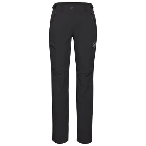 Mammut Runbold IV Pants Women black (0001) 34 - Damen Outdoor- und Wanderhosen, atmungsaktiv und schnelltrocknend, ideal für Wandern und Klettersteig mit umweltfreundlichem Design aus recycelten Materialien.