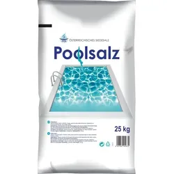 Salinen Poolsalz 25kg - Hochreines Siedesalz (99,9% NaCl) für Salzwasser-Pools, schnell löslich und ideal für sauberes Badewasser ohne Chemie
