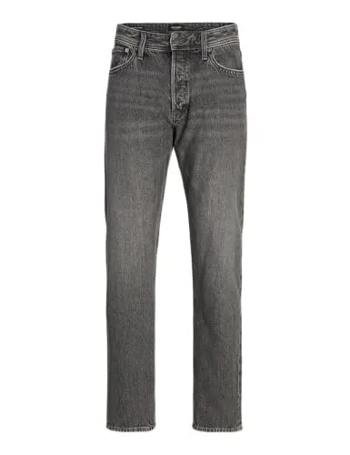 JACK & JONES Male Relaxed Fit Jeans JJICHRIS JJORIGINAL SBD 444 NOOS - Herren-Jeanshosen, locker geschnitten mit 50% Baumwolle und 20% recycelter Baumwolle für nachhaltigen Komfort.