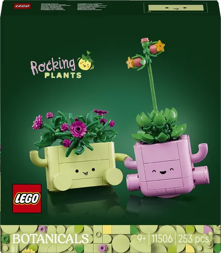 LEGO® Botanicals 11506 - Schaukelnde Pflanzen - Vollständiges Set mit 253 Teilen für kreative Bauprojekte. Ideal für LEGO-Fans ab 9 Jahren, um die Schönheit der Natur in die eigenen vier Wände zu bringen.