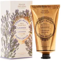 Panier des Sens Handcreme - Entspannender Lavendel 75 ml - Handcreme mit beruhigendem Lavendelduft, spendet intensive Feuchtigkeit und ist perfekt für entspannende Momente.